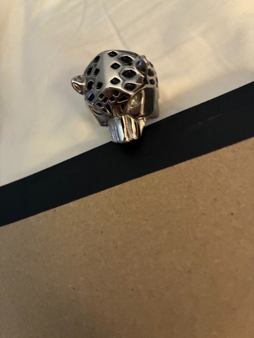 Beautiful Tiger Ring Stainless Steel